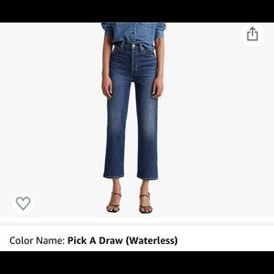 Levi’s Ribcage straight ankle jeans. Brand new with tags.